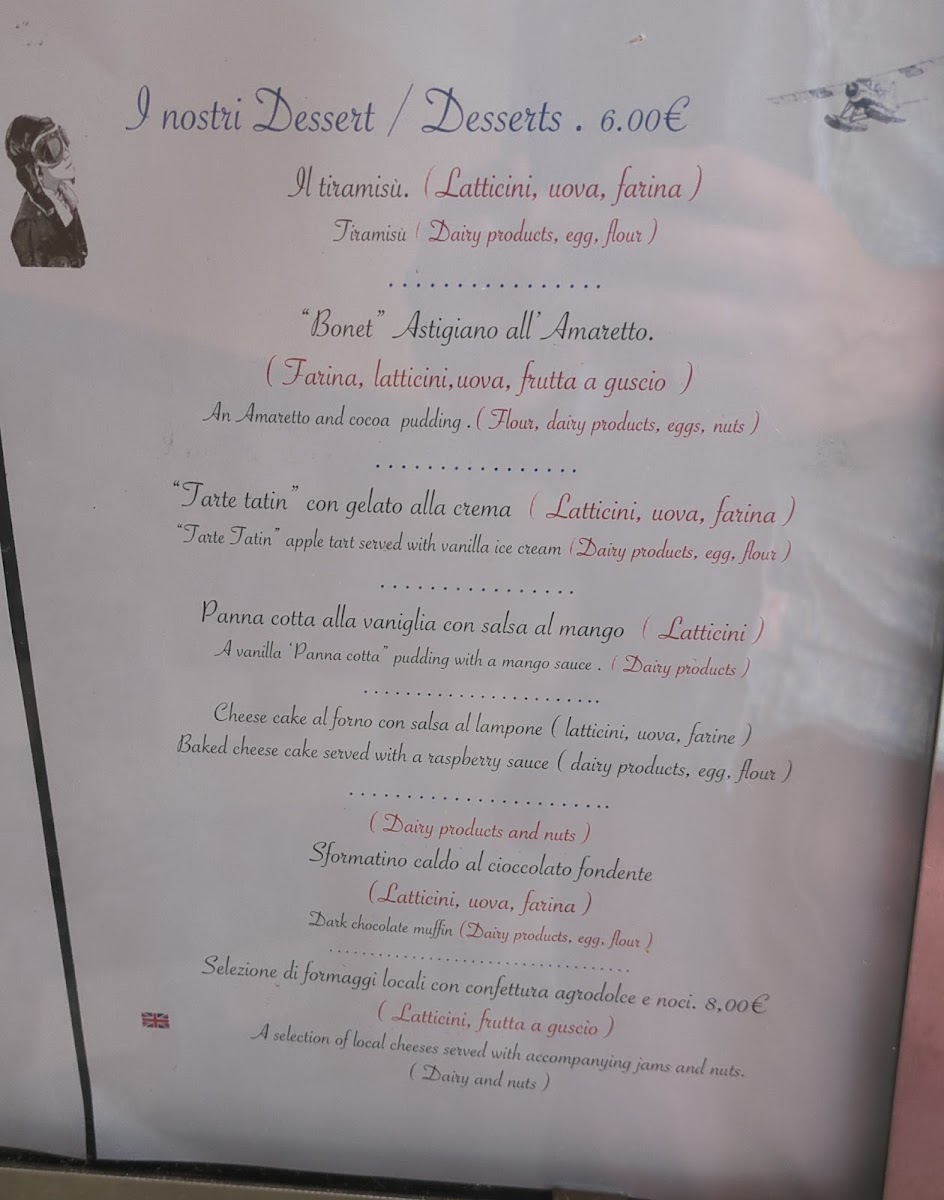 Menu L'idrovolante Cafe-7